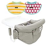 イングリッシーナ ファスト テーブルチェア Inglesina fast ベビーチェア＆Fario ファリオ 2P背止めマジックスタイ レッドドット W8274-0-21 グレージュ