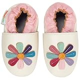 モモ ベビー 乳児/幼児用レインボー リリー デザイン ソフト ソール レザー シューズ ネイビー 6-12ヶ月/米国幼児用サイズ3-4 M (インポート)