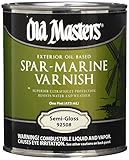 古いMasters 12226 92508 spar-marine Varnish、半光沢、1パイント