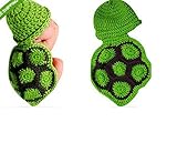 [ラッキージャパン]かわいい 赤ちゃん 幼児 亀 新生児 タートル コスチューム 写真 0-6月 着ぐるみ 出産祝い ベビー 衣装 寝相アート