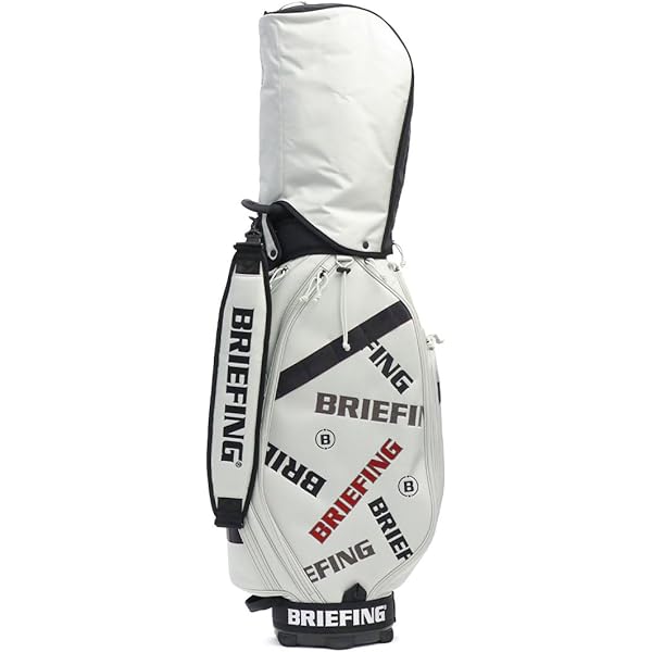 希少完売✦BRIEFING ✦ ゴルフバッグ ✦ホワイト/ネイビー✦ CR-6 BRIEFING ブリーフィング GDO 限定 CR-6 COMBI ネームプレート付