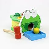 キッズニー【Kidsney】 おもちゃ たたいておもちゃ 知育玩具 ラーニングトイ 木製 青蛙 かわいい wy07-lzgyp-lz037