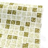 YETUGE タイルシール モザイクタイル モザイクタイルシール タイルシート 粘着シート キッチン リフォーム シート リメイクシート 防水 耐熱 diy
