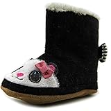 Robeez Panda Bootie ベビー 米国 12-18 Months ブラック スリッパ [並行輸入品]