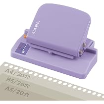 Amazon.co.jp: カール事務器 ゲージパンチ・ライト ルーズリーフパンチ
