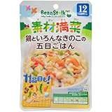 ビーンスターク・スノー ビーンスターク ベビーフード 素材満菜 鶏といろんなきのこの五目ごはん ７０ｇ