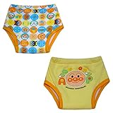 2枚組 アンパンマン トイレトレーニング 6重層 トレーニングパンツ おむつはずし（イエロー90cm）