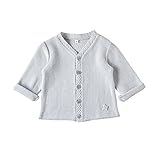 10mois(ディモワ) 裏あみカーディガン グレー 80cm 15034