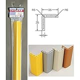 屋内用コーナーガード 安全用品 【ホワイトグレー】 L=1000 袋入ヘッダー付き 両面テープ付き