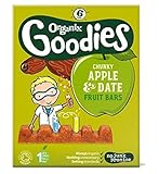 Organix Goodies Date & Apple Chunky Fruit Bars 6x17g (102g) - （102グラム）を6X17G Organixグッズ日付＆リンゴ分厚いフルーツ