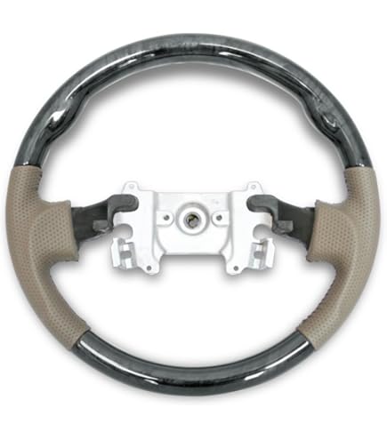 エブリィDA64W ガングリップ　ピアノブラック ピアノブラック］DYP ウッドコンビステアリング ガングリップ