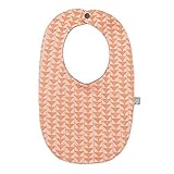 Finn + Emmaよだれかけ、三角形印刷/ローズレッドOS