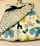 Baby Blanket Modern Jungle Boy Reversible [並行輸入品]