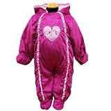 Lullababy ララベビー モケット 中綿入り 暖かジャンプ スーツ [Baby Product]