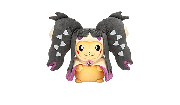 Amazon ポケモンセンターオリジナル ぬいぐるみ メガクチートのポンチョを着たピカチュウ ぬいぐるみ おもちゃ
