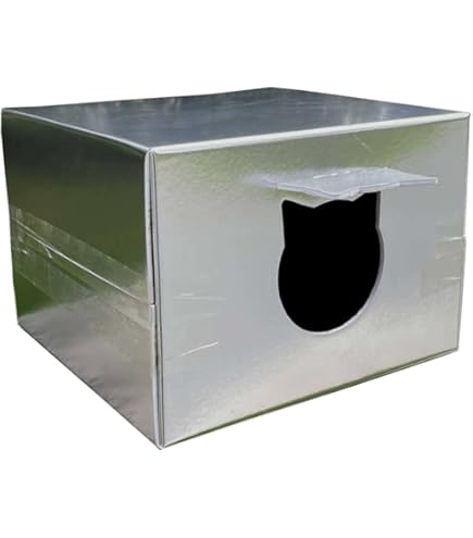 Amazon | 1/2/4個 外猫ハウス 発泡スチロール 組立簡単 雨風に強い 猫