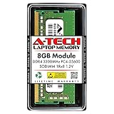 A-Tech 8GB RAM Dell Inspiron 7700 AIO用 | DDR4 3200MHz PC4-25600 Non-ECC SODIMM 1Rx8 ノートパソコン & オールインワンメモリアップグレードモジュール (SNP6VDX7C/8G、AA937595、AA960024、6VDX7、06VDX7の交換用)。 2