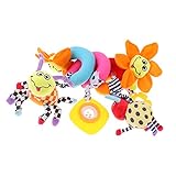 SONONIA ベビーベッドハンギング　赤ん坊幼児童キッズ向け　ベービカー　人形　花　がらがら　ぶらさげ