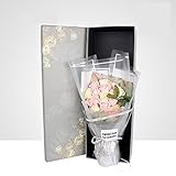 造花 せっけん花 枯れない花 セット フラワー プレゼント用 ギフト用父の日 母の日 結婚記念日 誕生日 入学 卒業 バレンタイン ホワイトデー クリスマス お祝いの日に最適なプレゼント 包装&箱付き