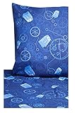 Doctor Who Tardis Gears Blue Twin Size Sheet Set [並行輸入品]