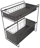アネスティ・カンパニー スタイルフリー シンク下スライドラック 2段 ワイド HO1693