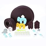 Decdeal ベビー エッジ保護 コーナーガード ドアストッパー ノブ/ソケットカバー キャビネット/セーフティロックセット