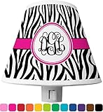 Zebra Print Shade Night Light ( Personalized )