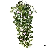 (キッズ ハウス) KIDS HOUSE フェイクグリーン 観葉植物 壁掛け 藤 インテリア 人工観葉植物 グリーン 植物 吊り (4)