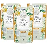 【まとめ買い】 消臭元 SAVON (サボン) シルキーアプリコットジャスミン 400ml 芳香剤 部屋用 トイレ用 (詰替用 ×3個)