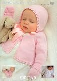 Sirdar Snuggly 4PLY Baby Knitting Pattern 1818 by Sirdar