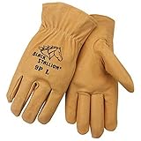 Revco Black Stallion 9P Premium Grain Pigskin Driving Gloves, Large by Revco