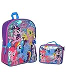 My Little Pony Large Backpack Bag and Insulated Lunchbox Lunch Bag [並行輸入品]
