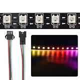 MOKUNGIT WS2812B LED Strip Lights 3.2FT 1M WS2812B 82 Pixels Individual Addressable WS2811 Built-in 