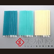 Amazon.co.jp: □替マジックヤスリ 400番相当 24枚入り スジボリ