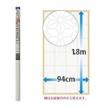 カセン和紙 伝統模様の障子紙麻の葉 TS101