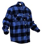 Rothco Heavy Weight Plaid Flannel Shirt US サイズ: X-Small カラー: ブルー