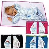 J.L.CHILDRESS チェンジングパッド コンパクトなオムツ替えシート 【1105】 (ピンク/ライトピンク)