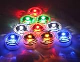 5色から選べる ソーラー 充電式 LED ライト 点滅 誘導灯 埋め込み式 メンテナンス用 (橙色　（オレンジ）)