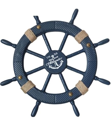 舵輪　アンティーク これぞアンティークな船舵輪 | アンティーク家具と喫茶