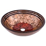 Novatto TAPPEZZERIA Glass Vessel Bathroom Sink by Novatto