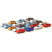 Amazon | Nゲージ ジオラマ ミニカー 1/150スケール 20台セット おまけ