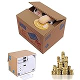 BangBangクリエイティブノベルティ猫Stealコイン貯金箱Cent保存お金ボックスポットケースギフト