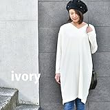 Pearls デコルテがきれいな 授乳口付きVネックコクーンワンピース　18s-jop168 (ivory)