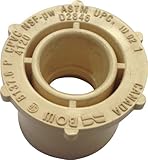 Aviditi 97293 Bushing 1-1/2-Inch by 1-1/4-Inch CPVC Fitting with Schedule 40, S by S, (Pack of 5) by