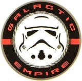 1インチ クラシック ストームトルーパー 銀河帝国 スター・ウォーズ エピソード4 剥がせる 壁 デカール ステッカー アート インテリア 子供部屋 - 幅1 1/2インチ x 高さ1 1/2インチ
