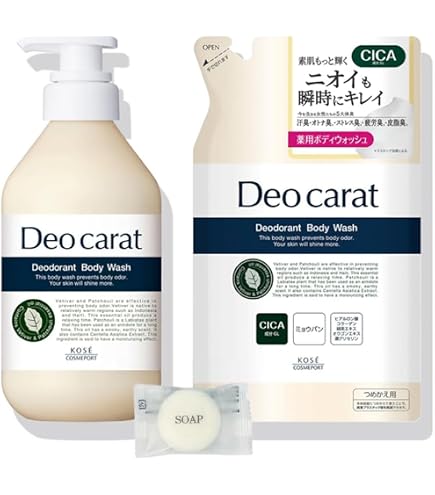 Amazon | デオカラット 薬用ボディウォッシュ (本体450ml＋つめかえ