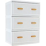 メッシュチェスト　ワイド3段　アイボリー