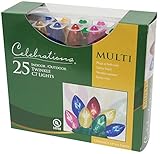 Celebrations b42uc212 Twinkle c7ライトセット、24 '、マルチカラー
