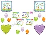 新しい。Woodland Friends CubezベビーシャワーBalloons Decoration Supplies Fox Chevron by Anagram
