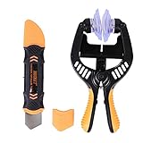 BSTPOWER 2 in 1 LCD画面Opening Pilers &柔軟なdouble-endメタルセル電話Opening Pryingツール修理キットスーパー強力吸盤プラットフォームfor iPhone 6 / 6s / 5 / 5s